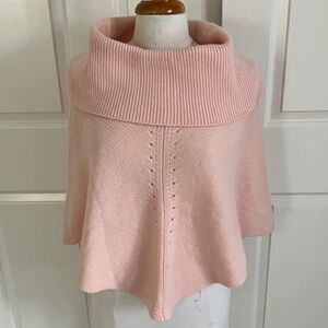 Soft Pink 100% Cashmere Cowl Neck Women's Sweater ready xPoncho